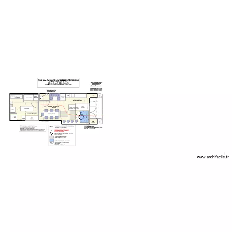 clement. Floor plan with 3 Rooms and 46 m²
