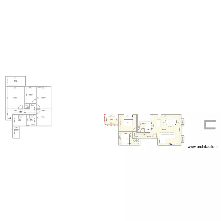 Can Travi 39. Floor plan with 