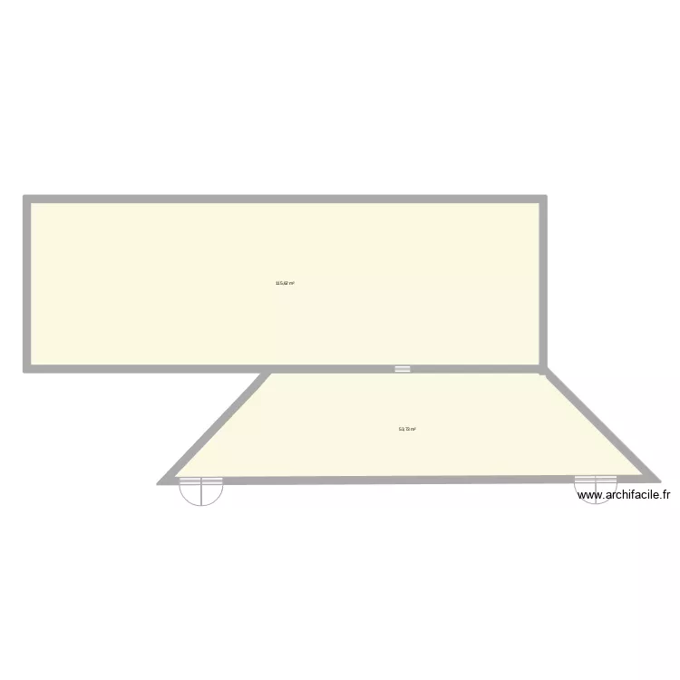 zoo exibit. Floor plan with 