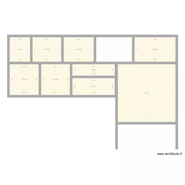 La notre 1. Floor plan with La notre 1. Floor plan with