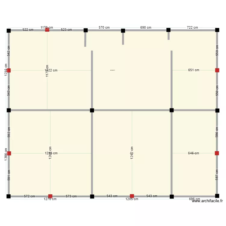 nouvelles semelles. Floor plan with 