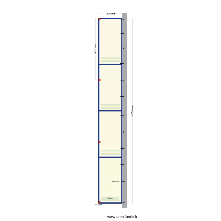Filipe Santos. Floor plan with 4 Rooms and 23 m² Filipe Santos. Floor plan with 4 Rooms and 23 m²