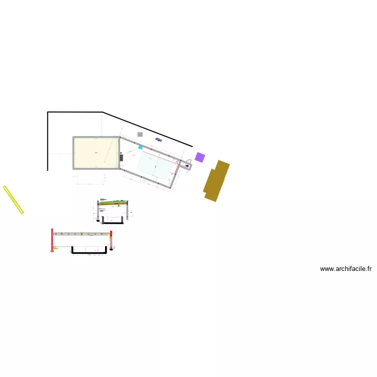 piscine 2026 final. Floor plan with 1 Room and 84 m² piscine 2026 final. Floor plan with 1 Room and 84 m²