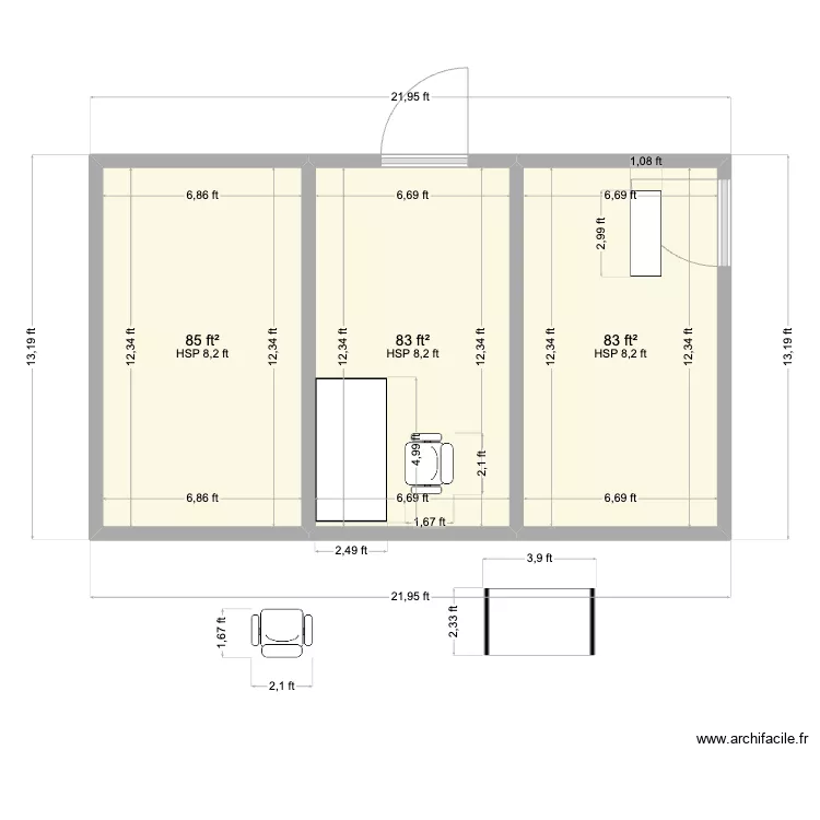 Office Layout3. Floor plan with 