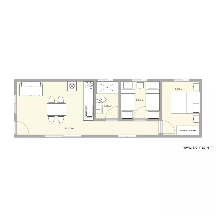 Vag&oacute;n de tren. Floor plan with 
