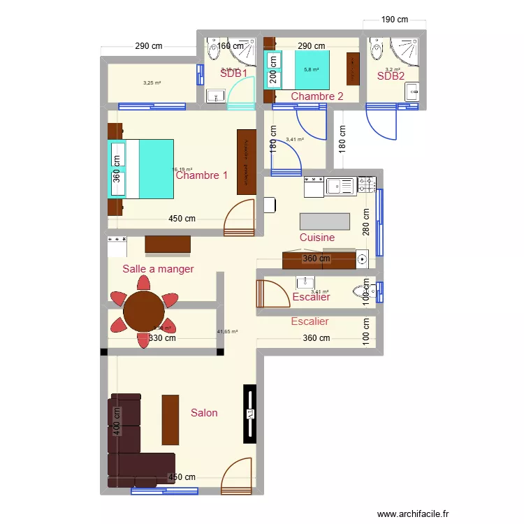adronis acacia rdc for sketchup. Floor plan with 
