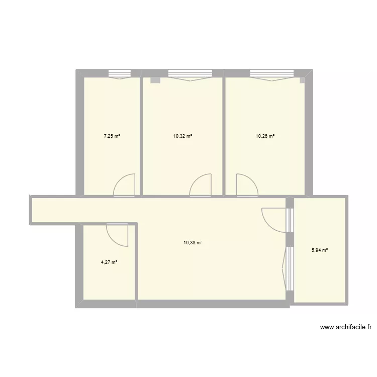 Oru&ntilde;a. Floor plan with 10  and 105 m²