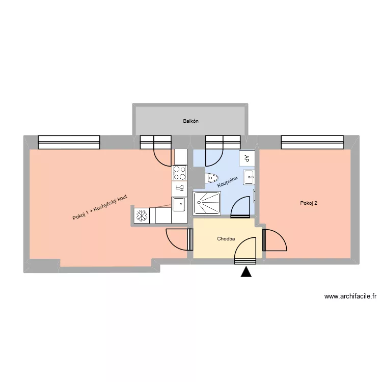 Kapit&aacute;na Jasioka 731, byt 5. Floor plan with 11  and 175 m²