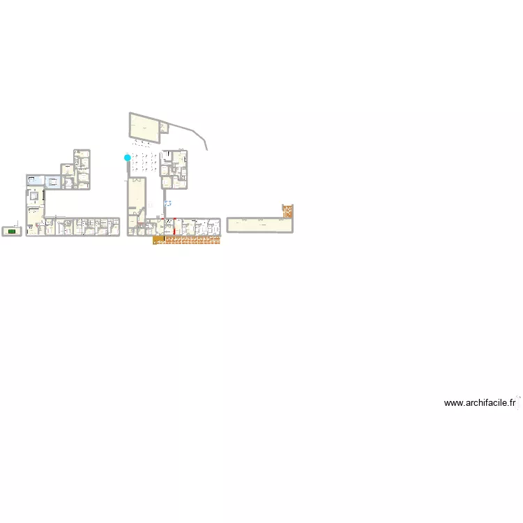 Travaux 2026. Floor plan with 