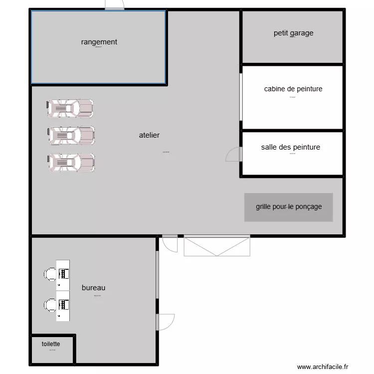 le garage lpb. Floor plan with 