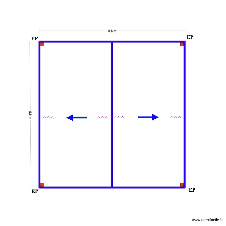 Aleksandra Carport. Floor plan with 2 Rooms and 30 m² Aleksandra Carport. Floor plan with 2 Rooms and 30 m²