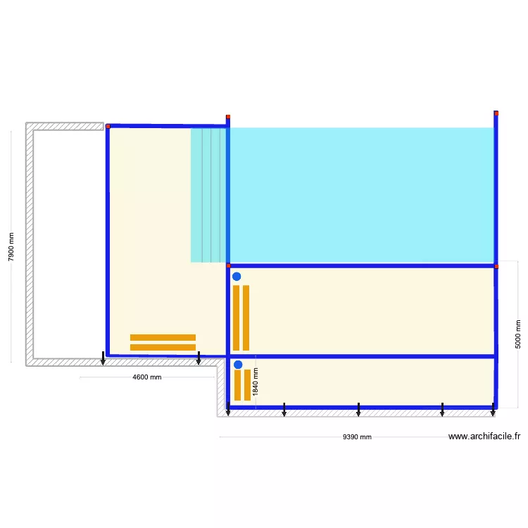 Finnigan 3 modules. Floor plan with Finnigan 3 modules. Floor plan with