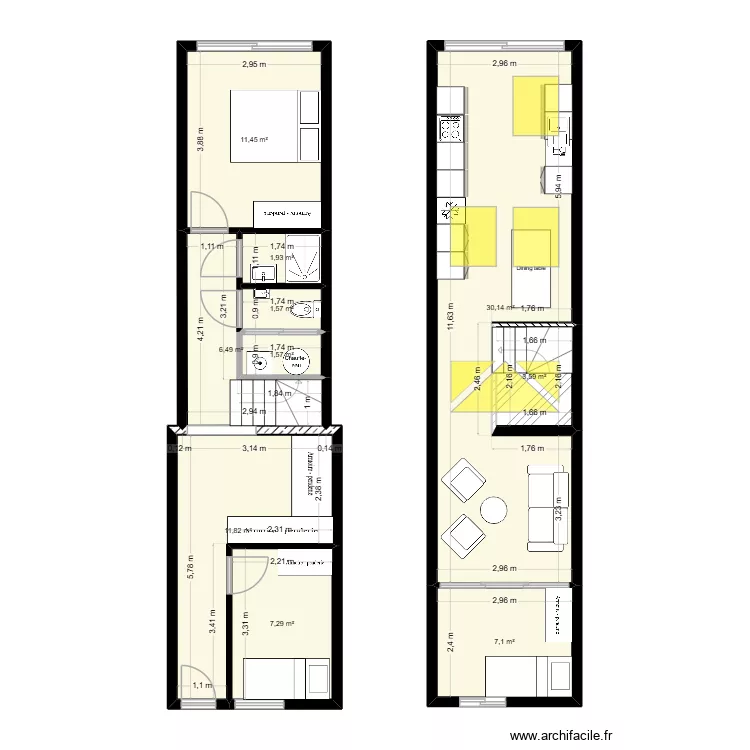 3 Ring Terrace_MVP1.8. Floor plan with 10  and 83 m²