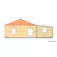 Plan FAÇADE EST monopente