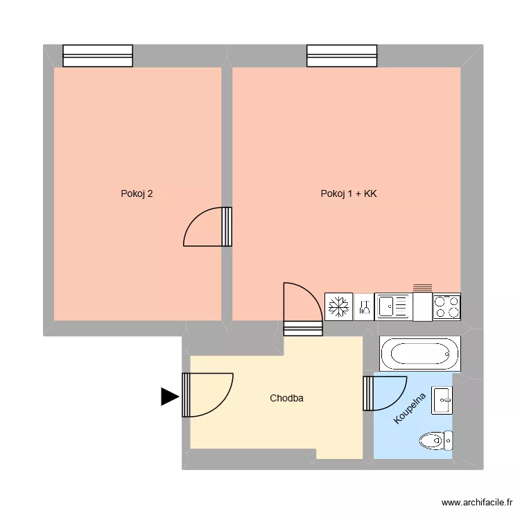 Veleslav&iacute;nova 1592, byt 9. Floor plan with 12  and 178 m²