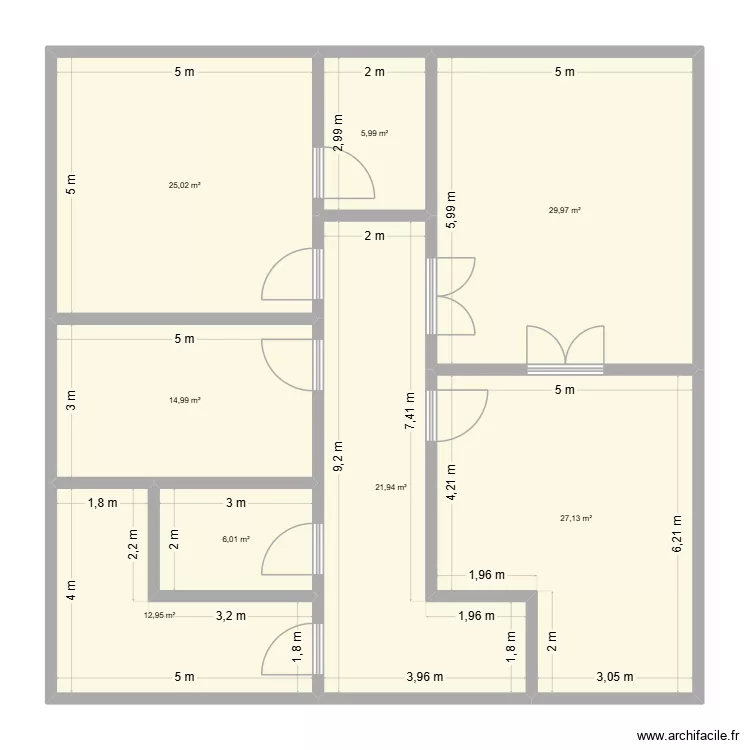 casa de tecnolog&iacute;a. Floor plan with 8  and 144 m²