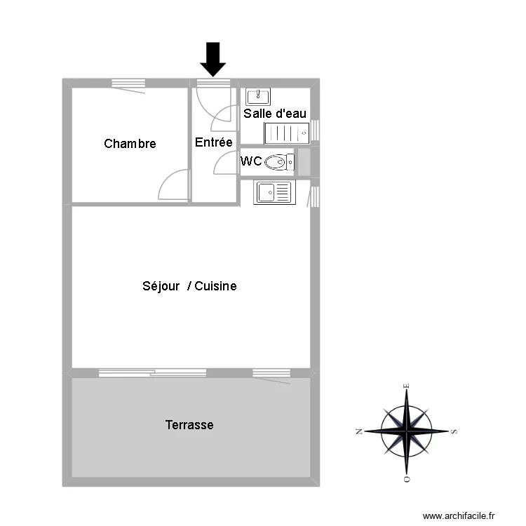 52009 DORFMANN. Floor plan with 7  and 49 m²