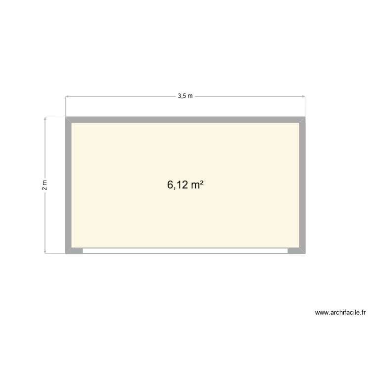 ROLLAG IL. Floor plan with 1  and 6 m²