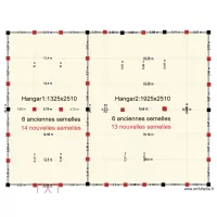 nouvelles semelles  hangar1 et 2