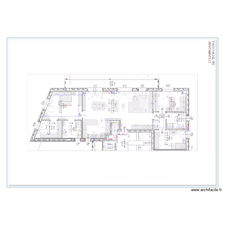 Appart 2023 Vierge. Floor plan with 