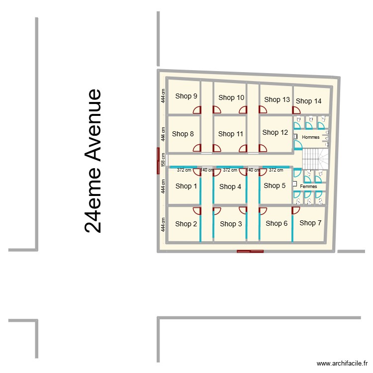 Yannick buyenzi rdc. Floor plan with 0 room and 0 m2