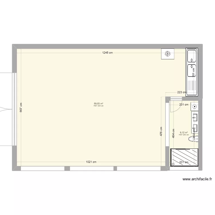 GALPAO. Floor plan with 