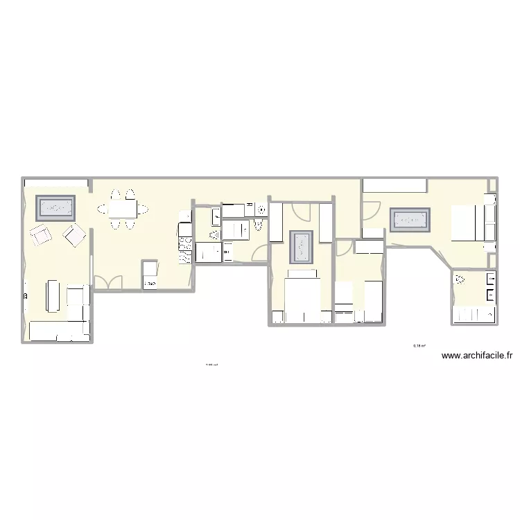 fernan Gonzalez 19 16. Floor plan with 9 and 107 m² fernan Gonzalez 19 16. Floor plan with 9 and 107 m²