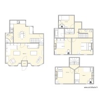 Cottage layout two storey rear extension and existing extension raised