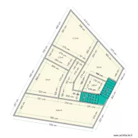 Projet de construction d'un appartement à 2 niveaux à kigobe - surface  Etage