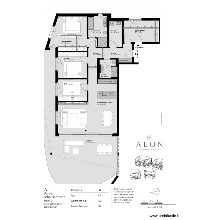Aeon. Floor plan with 