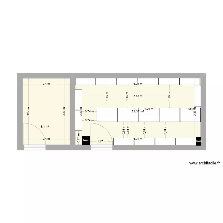 document. Floor plan with 