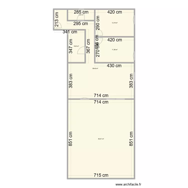 Evolène 3,5 pièces. Floor plan with Evolène 3,5 pièces. Floor plan with