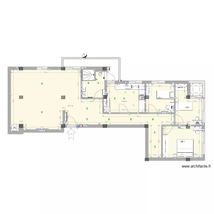 boudekhana youssef. Floor plan with 