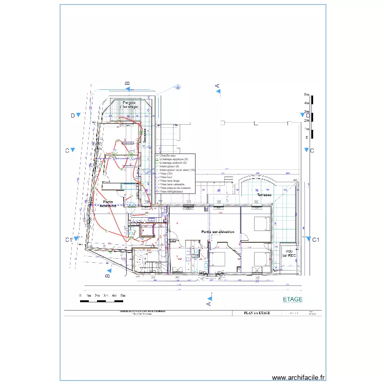 Joinville le Pont 201. Floor plan with 