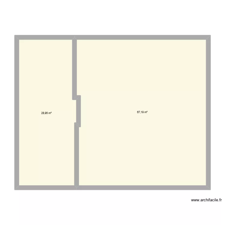 CASA 2&ordm; PLANTA. Floor plan with 2 rooms and 96 m²