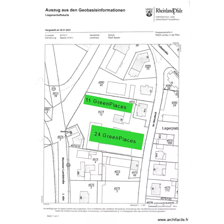 Speyer. Floor plan with Speyer. Floor plan with