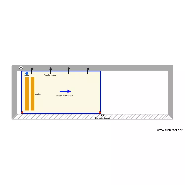 Elsa Silva. Floor plan with 