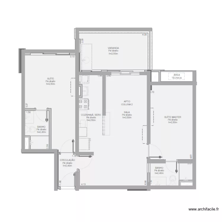 1302. Floor plan with 