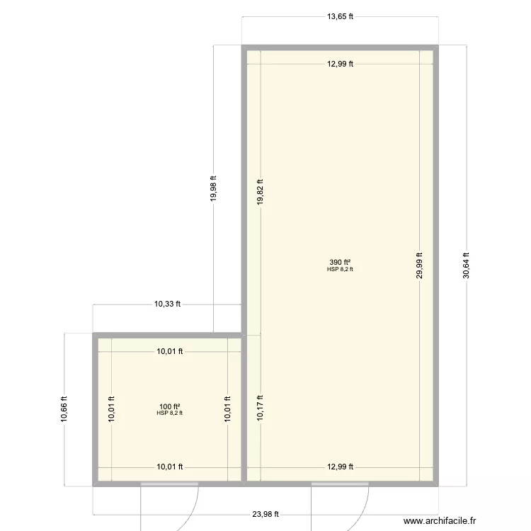 STL Plant 2 Shared Wall1. Floor plan with 