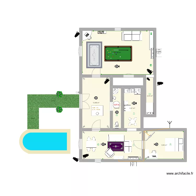 ΙοΤ Ηομε2. Floor plan with ΙοΤ Ηομε2. Floor plan with