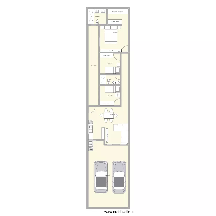 plantas casa 2. Floor plan with 8 and 118 m² plantas casa 2. Floor plan with 8 and 118 m²