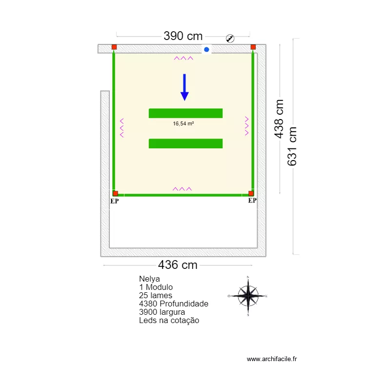 Kevin Smith- Praia da Luz. Floor plan with 