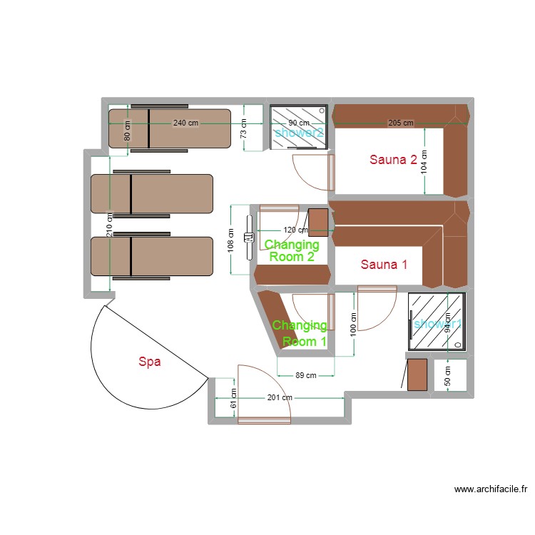sauna mirador. Floor plan with 0 room and 0 m2