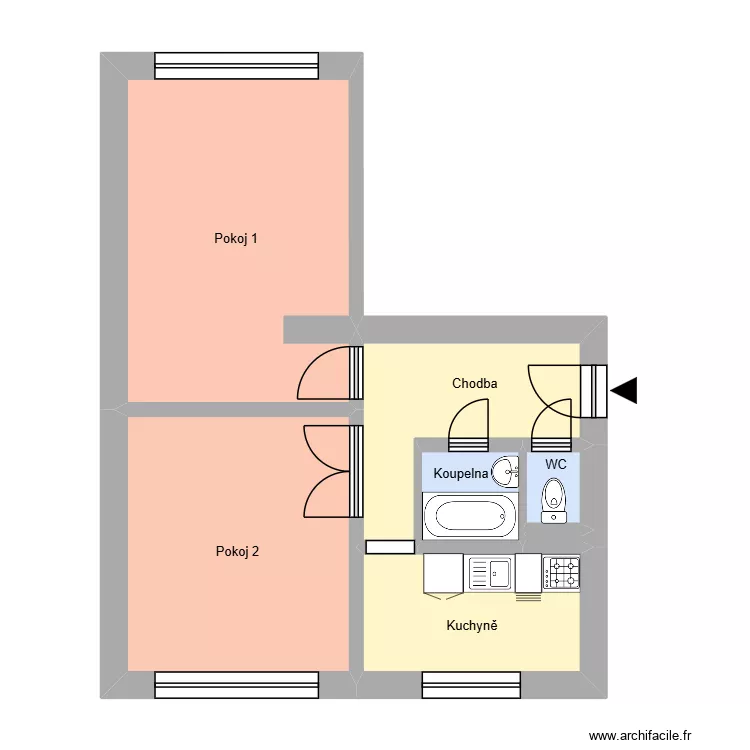 Bělská 619, byt 2. Floor plan with 11 and 167 m² Bělská 619, byt 2. Floor plan with 11 and 167 m²