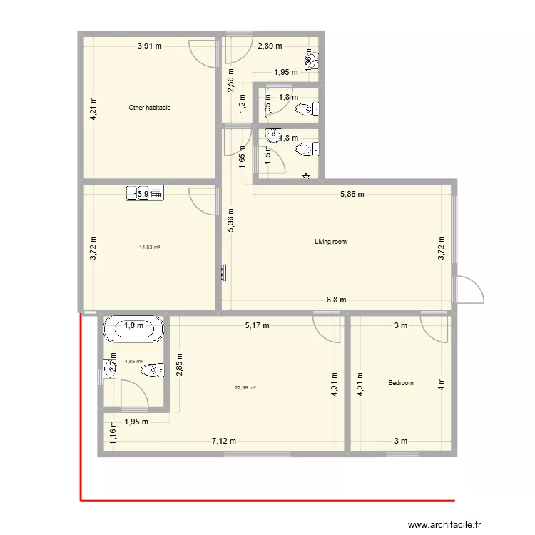 Osss2. Floor plan with 