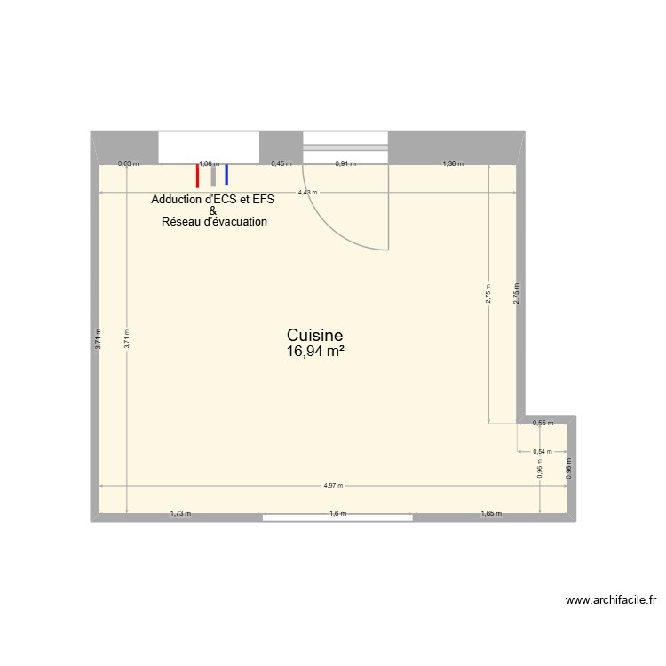 Cuisine PRATS. Floor plan with 0 room and 0 m2