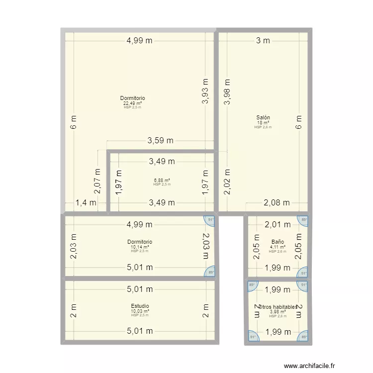 Casa_01. Floor plan with 7 and 76 m² Casa_01. Floor plan with 7 and 76 m²