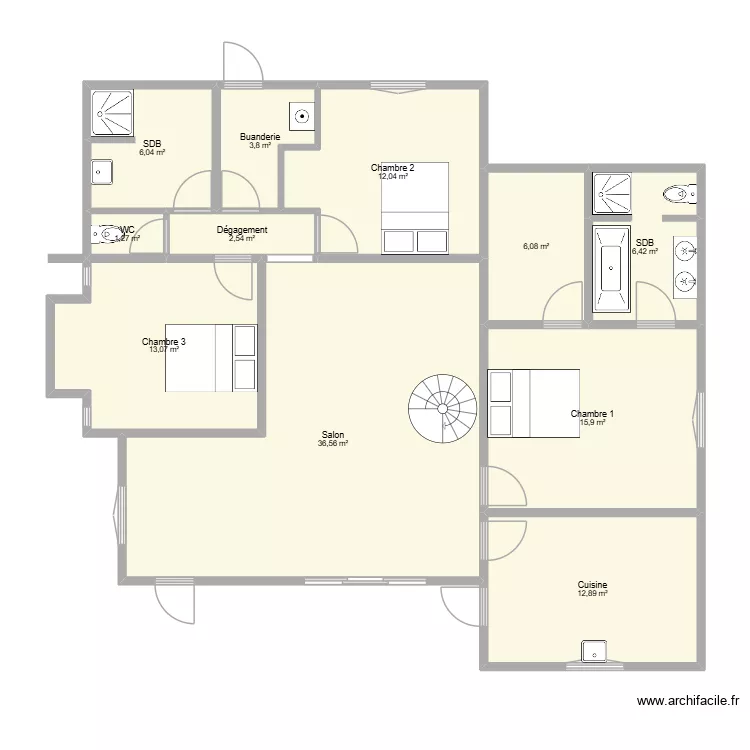 Pereybere - EDL. Floor plan with 