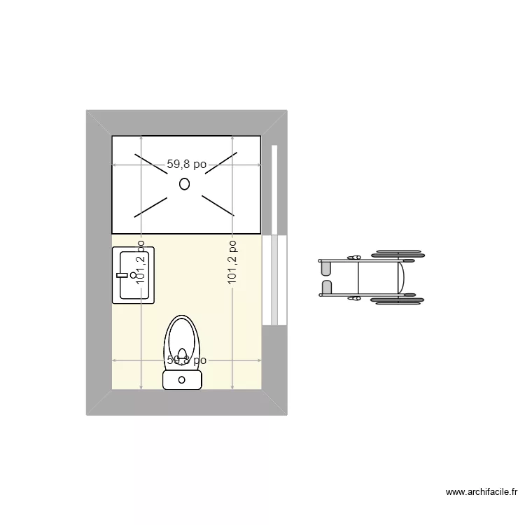 PAD MRS S. Floor plan with 