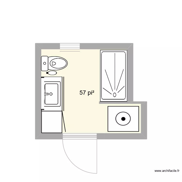 Bath#2 enlarge & move shower. Floor plan with 